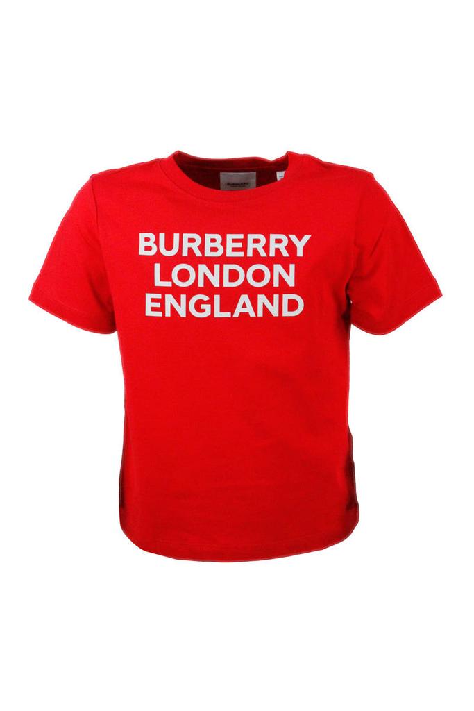 Burberry Short Sleeve Crew Neck T-shirt With Writing商品第1张图片规格展示