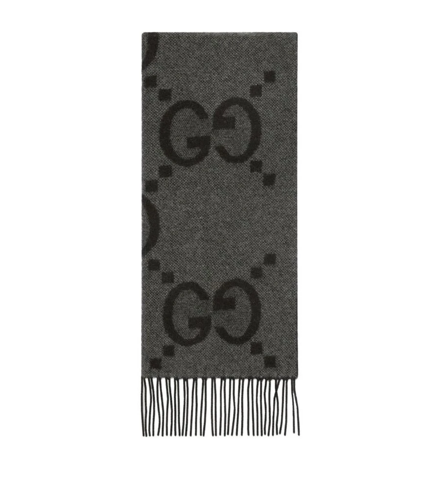 商品Gucci|Cashmere GG Logo Scarf,价格¥7172,第1张图片