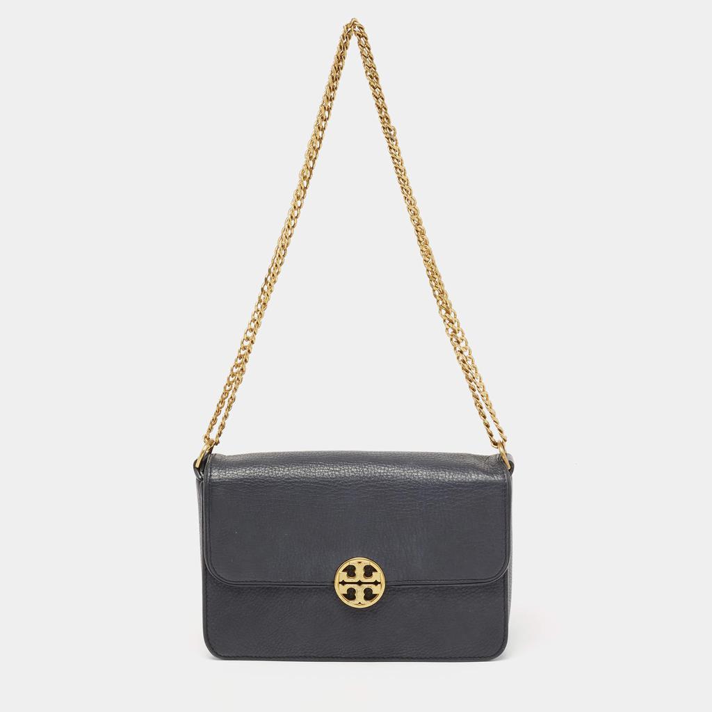 Tory Burch Black Leather Chelsea Chain Shoulder Bag商品第1张图片规格展示