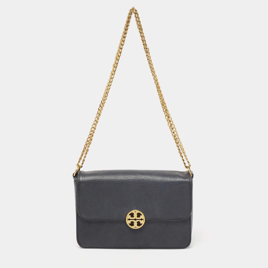 商品[二手商品] Tory Burch|Tory Burch Black Leather Chelsea Chain Shoulder Bag,价格¥1420,第1张图片