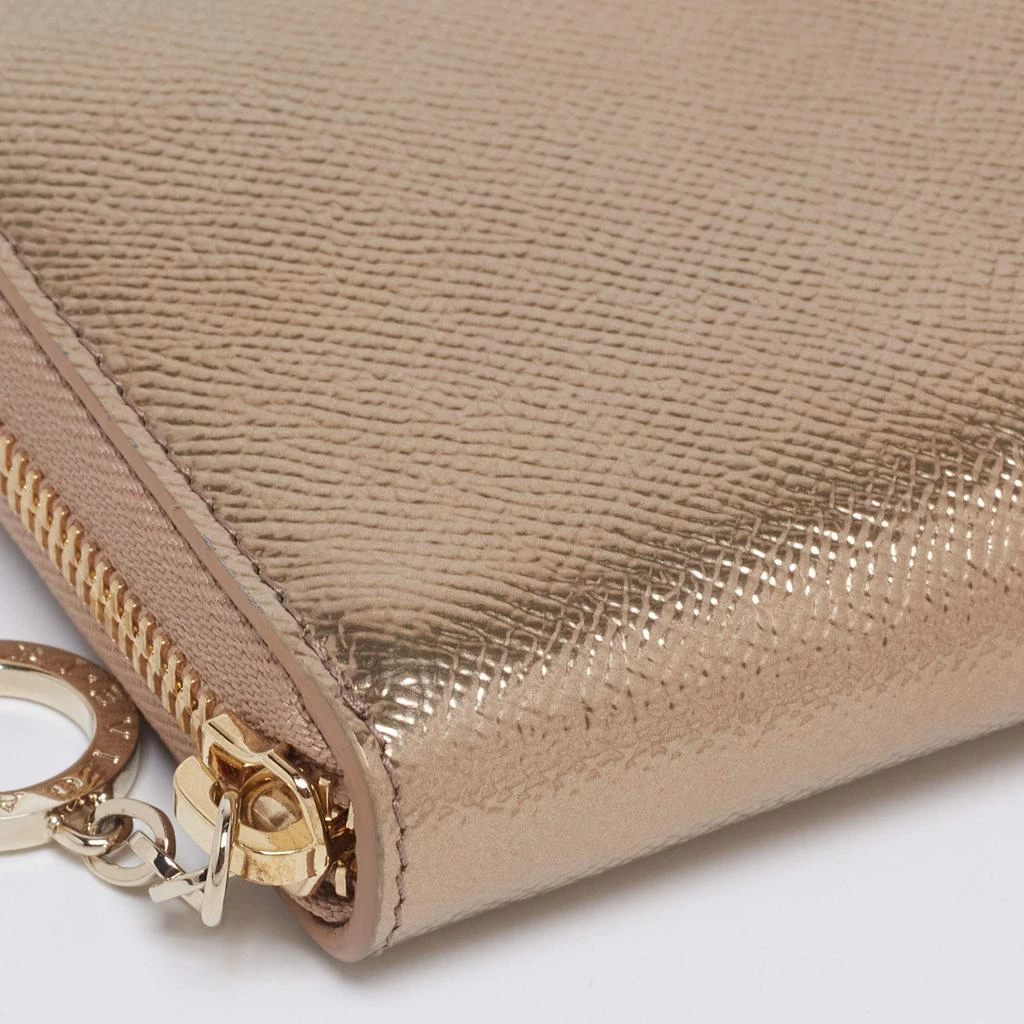 Bvlgari Metallic Gold Leather Bvlgari Bvlgari Zip Around Wallet 商品