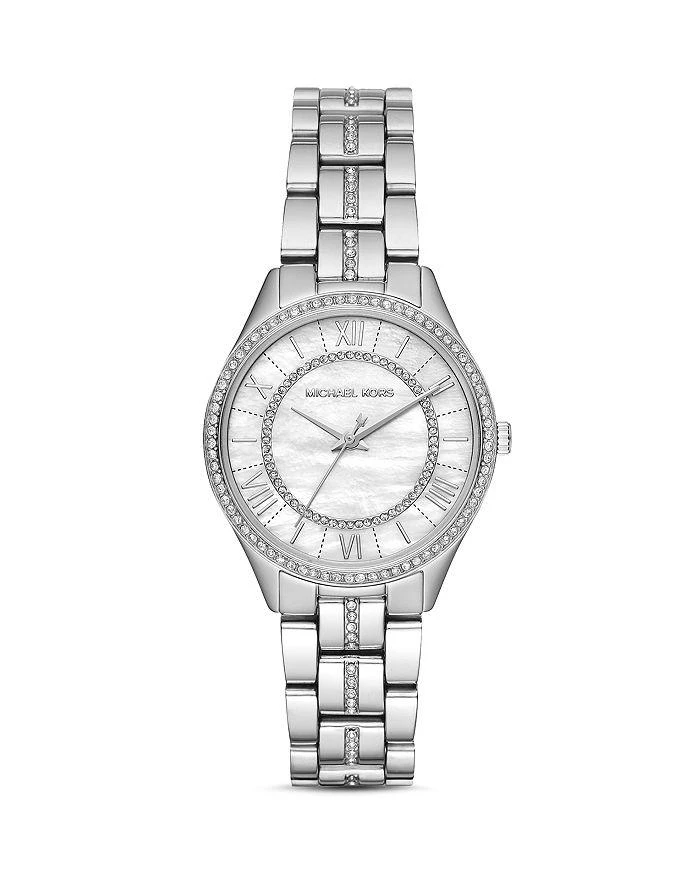 商品Michael Kors|Mini Lauryn Pavé Watch, 33mm x 39mm,价格¥1856,第1张图片