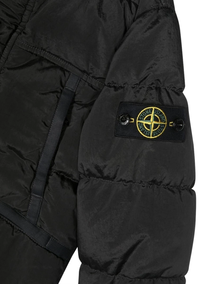 商品Stone Island|Stone Island 男童夹克 771640735TV0065 黑色,价格¥5313,第3张图片详细描述
