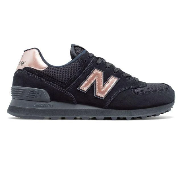 商品New Balance|Women's 574 Molten Metallic 慢跑休闲鞋,价格¥455,第1张图片