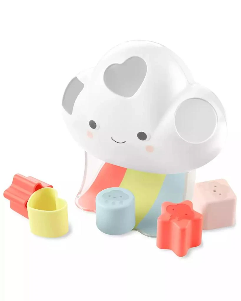 商品Skip Hop|Silver-Tone Lining Cloud Feelings Shape Sorter Baby Toy,价格¥70,第1张图片