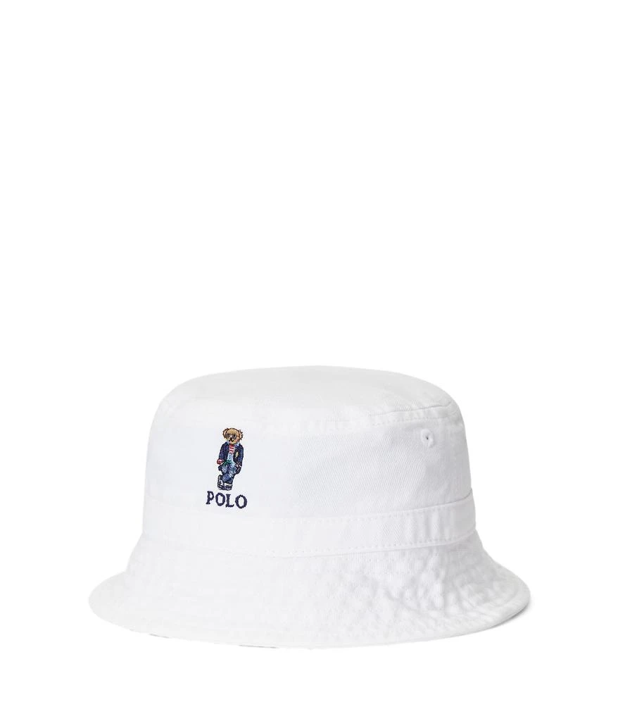 商品Ralph Lauren|Polo Bear Cotton Twill Bucket Hat (Infant),价格¥261,第1张图片