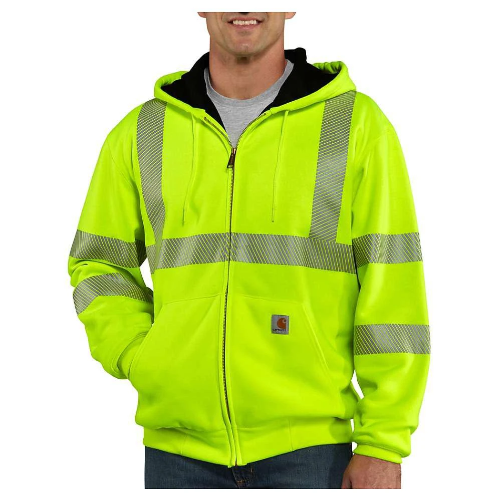 商品Carhartt|Carhartt Men's High-Visibility Zip Front Class 3 Thermal-Lined Sweatshirt,价格¥703,第1张图片