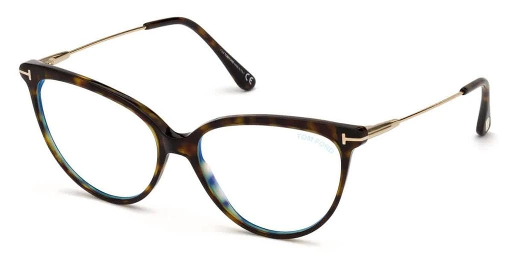 商品Tom Ford|Blue Light Block Cat Eye Ladies Eyeglasses FT5688-B 052 55,价格¥974,第2张图片详细描述