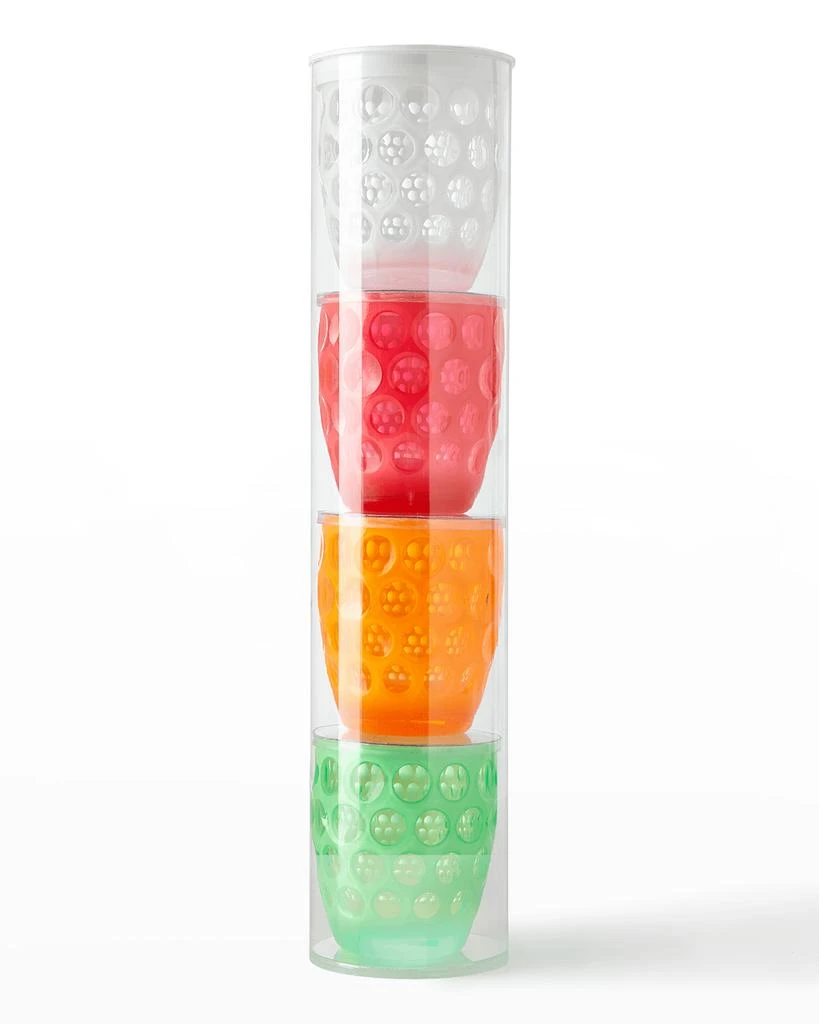 商品Mario Luca Giusti|Set of 4 Fluorescent Double Old Fashioned Glasses,价格¥684,第2张图片详细描述