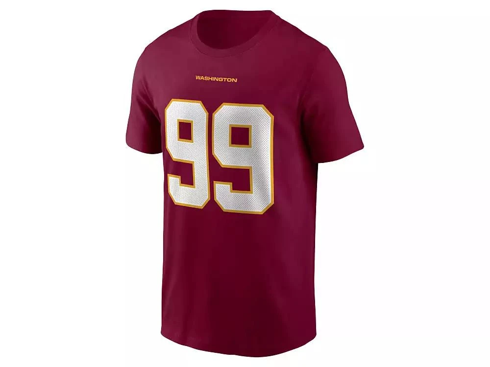 商品NIKE|Washington Football Team Men's Pride Name and Number Wordmark T-Shirt - Young,价格¥262,第2张图片详细描述