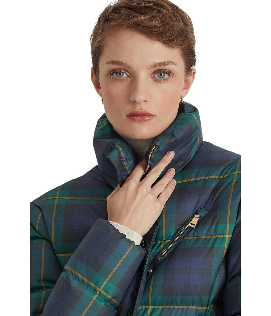 商品Ralph Lauren|Plaid Quilted Down Coat,价格¥1844,第3张图片详细描述