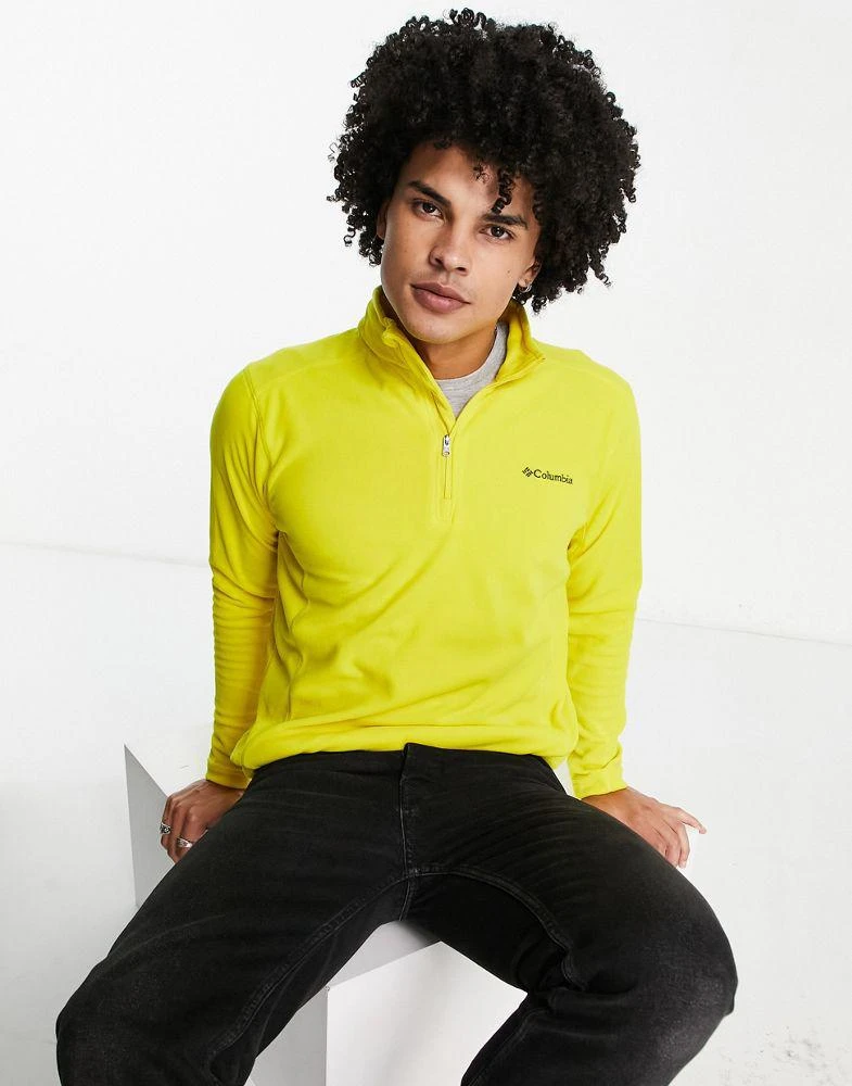 商品Columbia|Columbia Klamath Range II 1/2 zip fleece in yellow,价格¥195,第1张图片