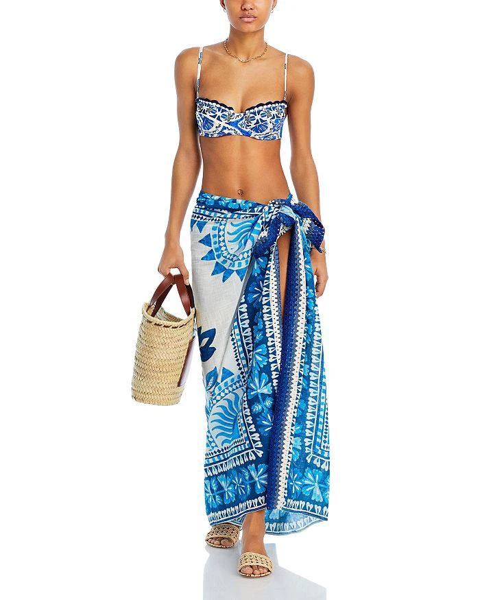 Flora Tapestry Sarong Swim Cover-Up 商品