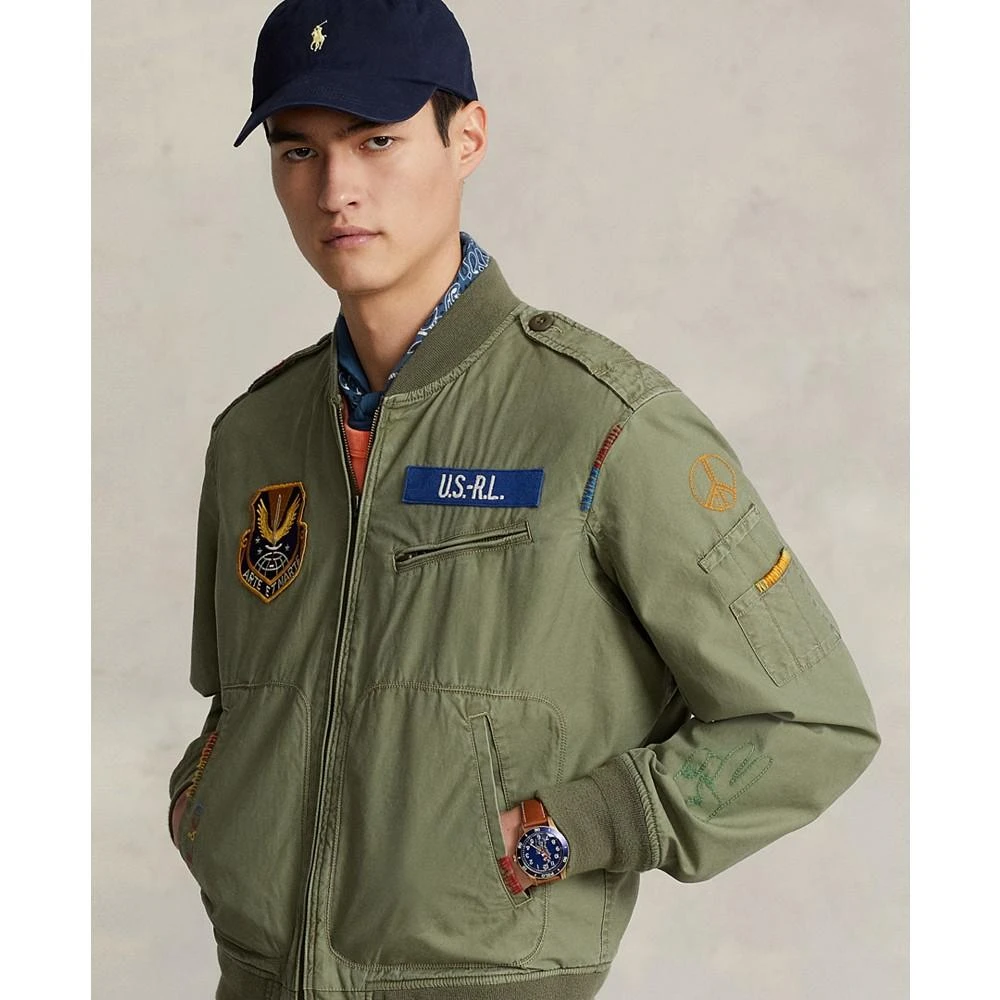商品Ralph Lauren|Men's Peace Love Polo Jacket,价格¥1013,第3张图片详细描述