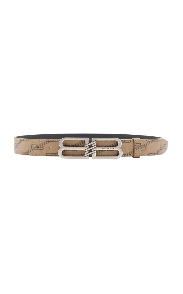 Balenciaga - Women's BB Signature Canvas Belt - Brown - 65 cm - Moda Operandi商品第1张图片规格展示