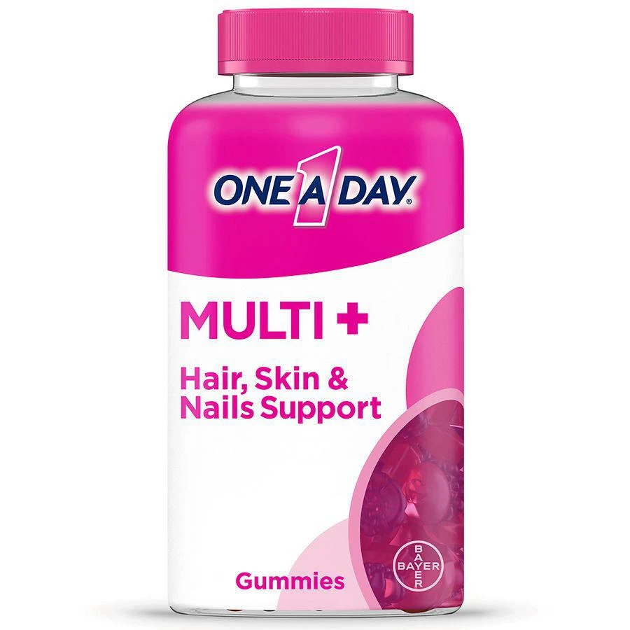 商品One A Day|MultiPlus Hair, Skin & Nails Support Multivitamin Fruit,价格¥192,第1张图片