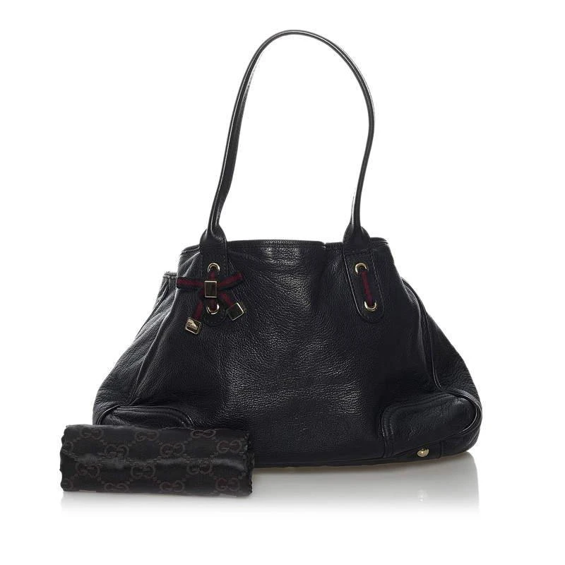 Gucci Black Leather Medium Princy Tote Bag 商品