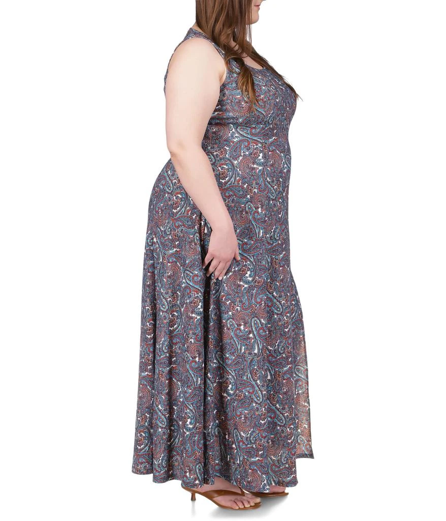 商品Michael Kors|Plus Size Paisley Scoop Maxi Tank Dress,价格¥784,第4张图片详细描述