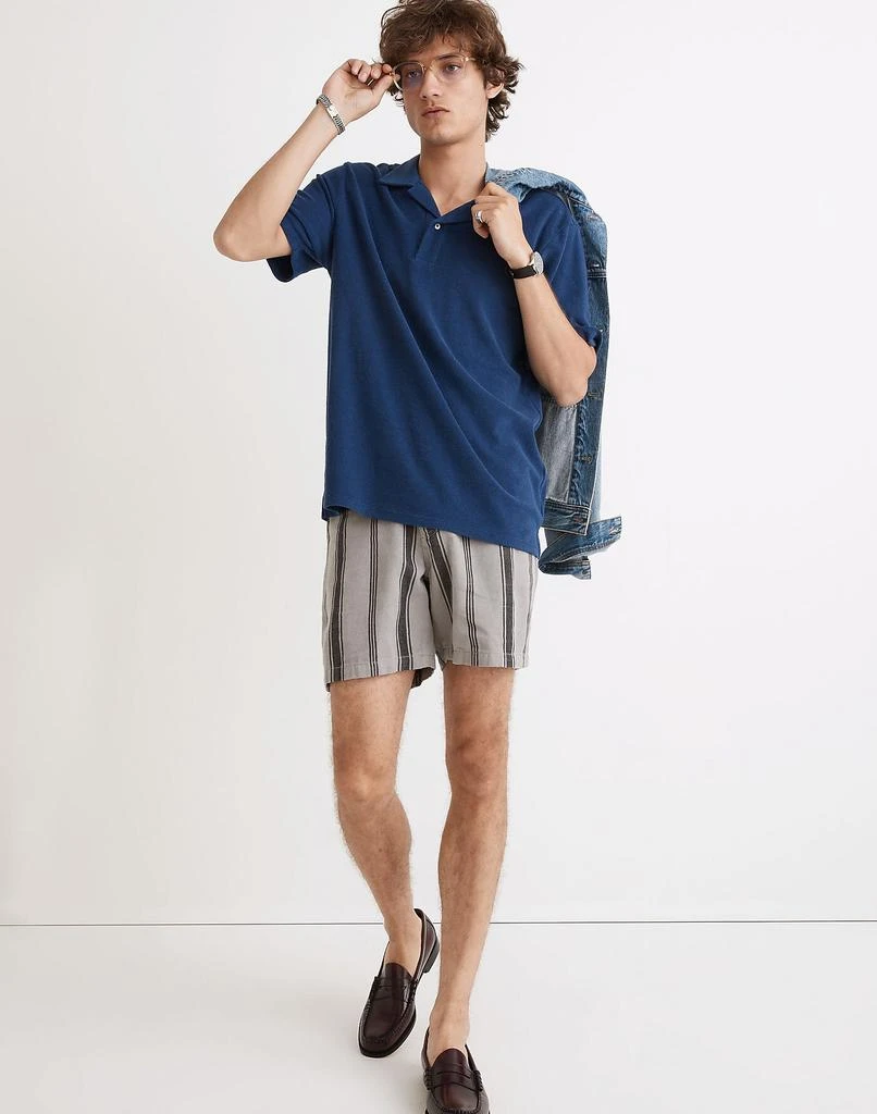 商品Madewell|Terry Cloth Polo Shirt,价格¥319,第1张图片