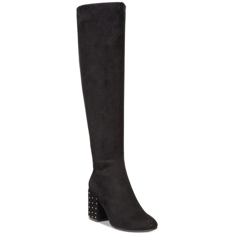 商品Bar III|Grand Studded Heel To-The-Knee Boots, Created For Macy's,价格¥313,第1张图片