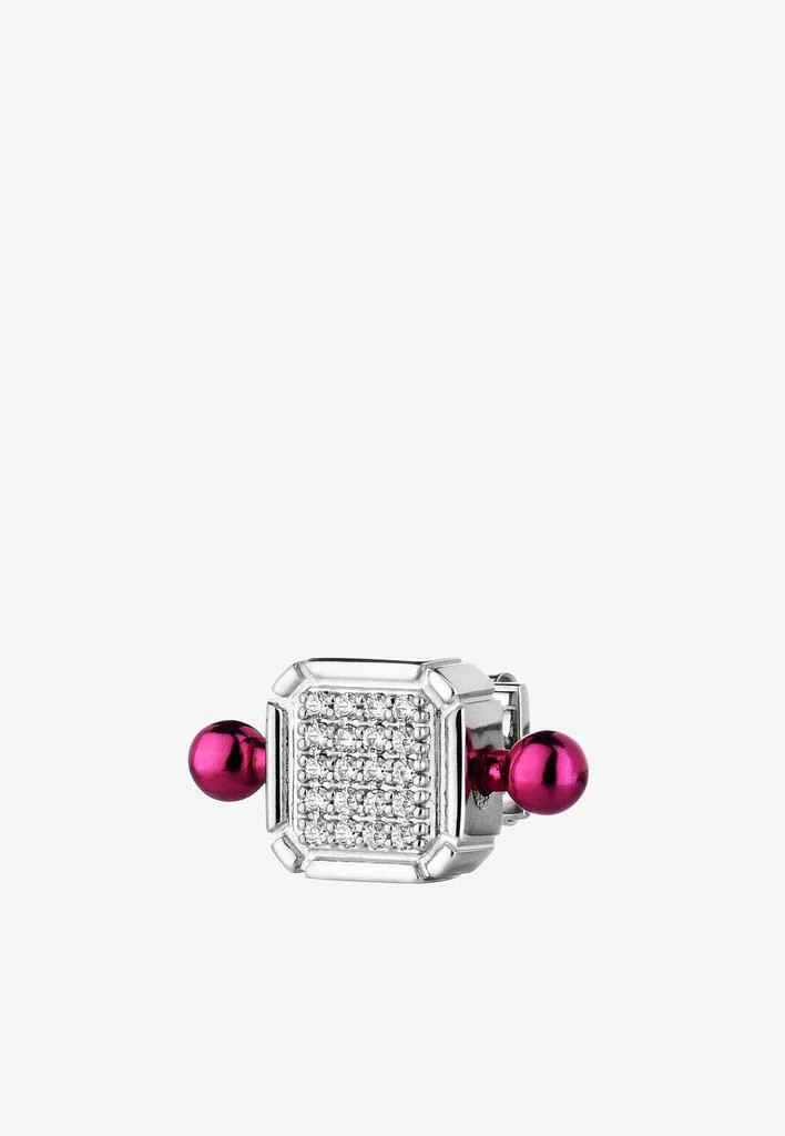 商品EÉRA|Special Order - Diamond Stud Square Piercing Earring in 18-karat Gold,价格¥21070,第1张图片
