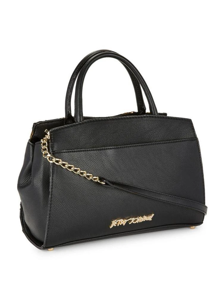 商品Betsey Johnson|Floral Sequin Faux Leather Satchel,价格¥289,第5张图片详细描述