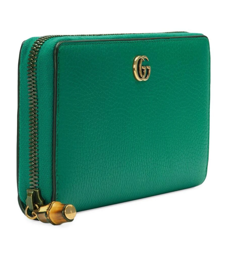商品Gucci|Leather Double G Zip-Around Wallet,价格¥4979,第3张图片详细描述