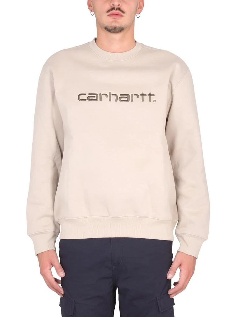 商品Carhartt|Carhartt Sweatshirt With Logo Print,价格¥884,第1张图片