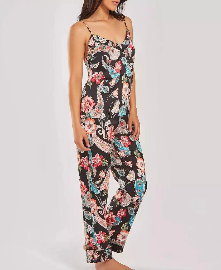 商品iCollection|Women's Silky Soft Printed Pants 2 Piece Pajama Set,价格¥463,第3张图片详细描述