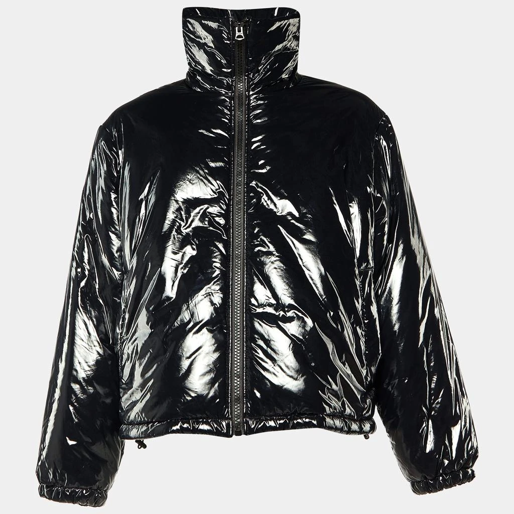 商品[二手商品] Acne Studios|Acne Studios Black Nylon Zip Up Puffer Jacket XL,价格¥1616,第1张图片