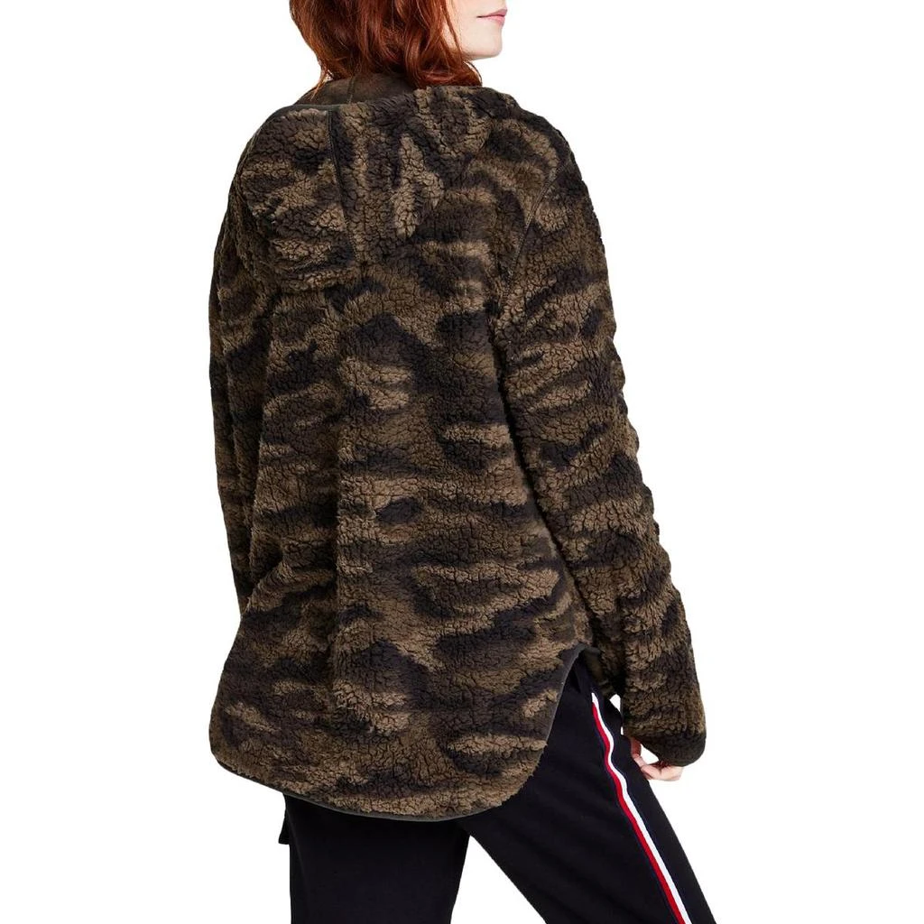 商品Tommy Hilfiger|Tommy Hilfiger Womens Fleece Camo 3/4 Zip Pullover,价格¥161,第2张图片详细描述