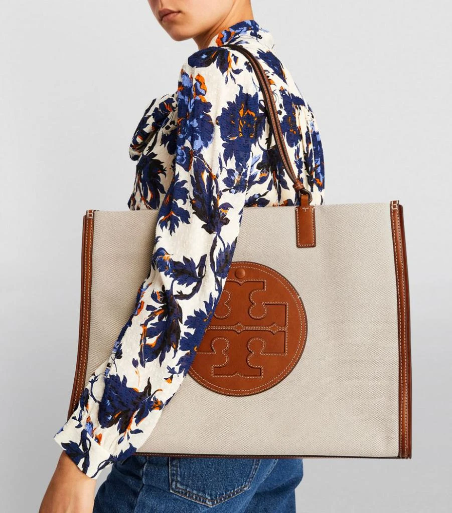 商品Tory Burch|Canvas Ella Tote Bag,价格¥5921,第5张图片详细描述