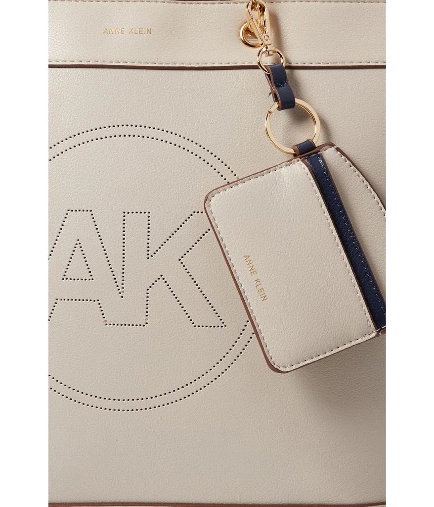 商品Anne Klein|Placed Perf Logo Tote w/ Card Case,价格¥305,第2张图片详细描述