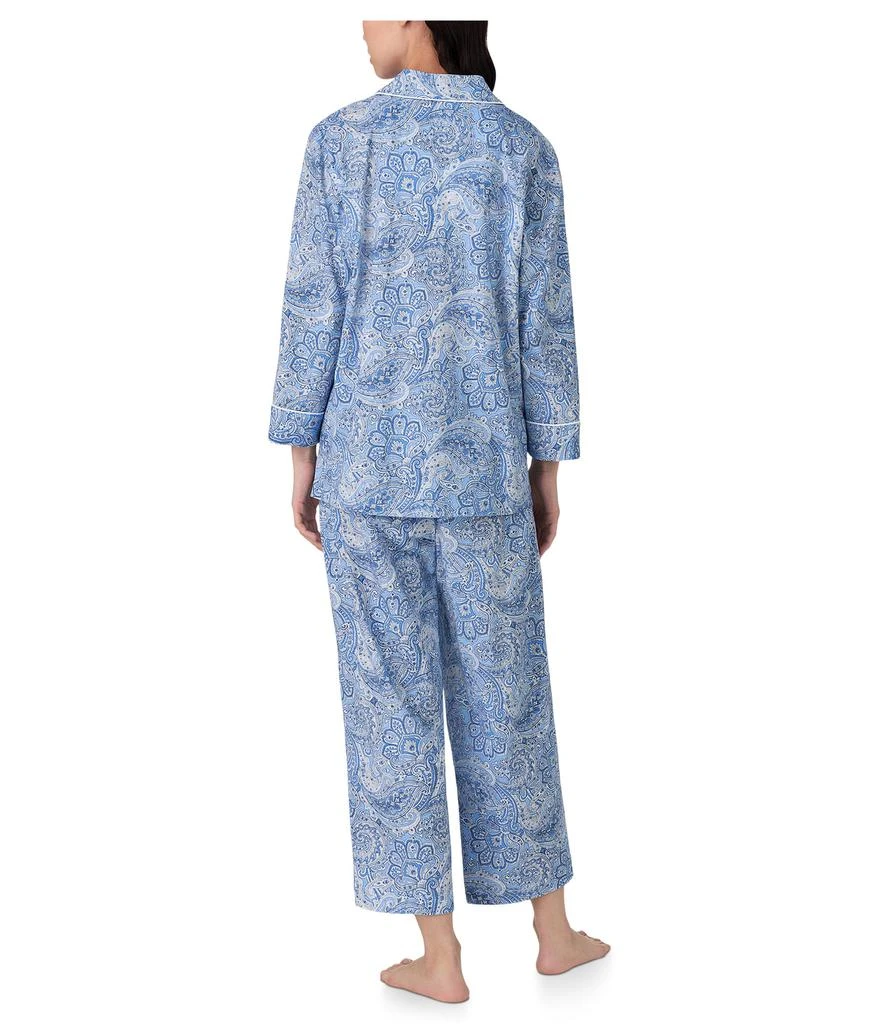 商品Ralph Lauren|Essentials Bingham Knits Capri PJ Set,价格¥586,第2张图片详细描述
