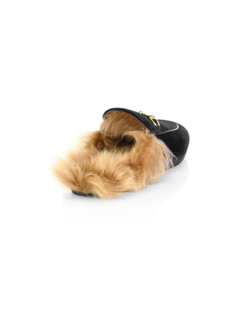 商品Gucci|毛绒丝绒穆勒鞋,价格¥6700,第3张图片详细描述