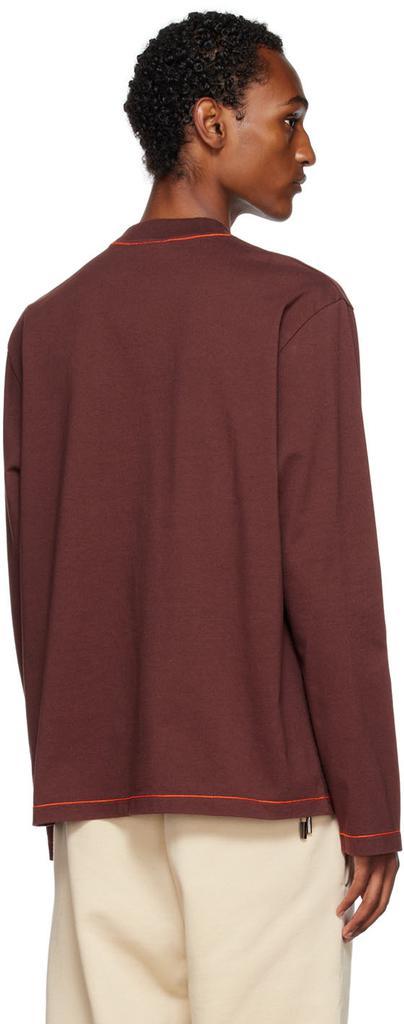 商品Jacquemus|Brown Le Papier 'Le T-Shirt Pate À Modeler' Long Sleeve T-Shirt,价格¥854,第5张图片详细描述