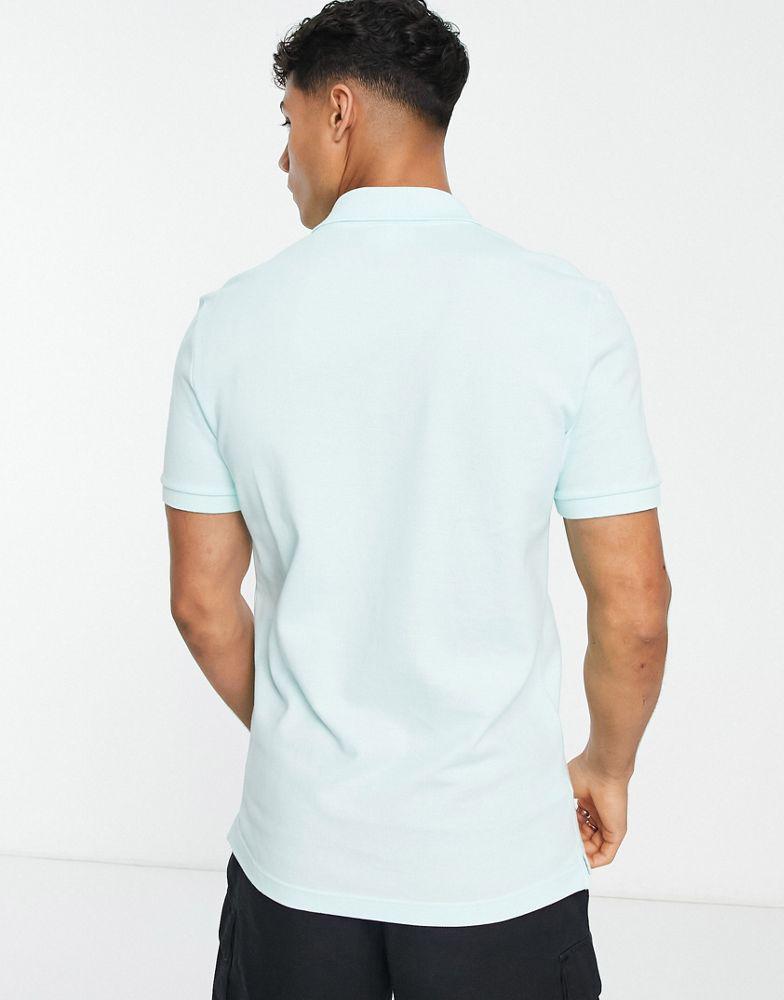 商品Lacoste|Lacoste slim fit pique polo in mint green,价格¥748,第4张图片详细描述