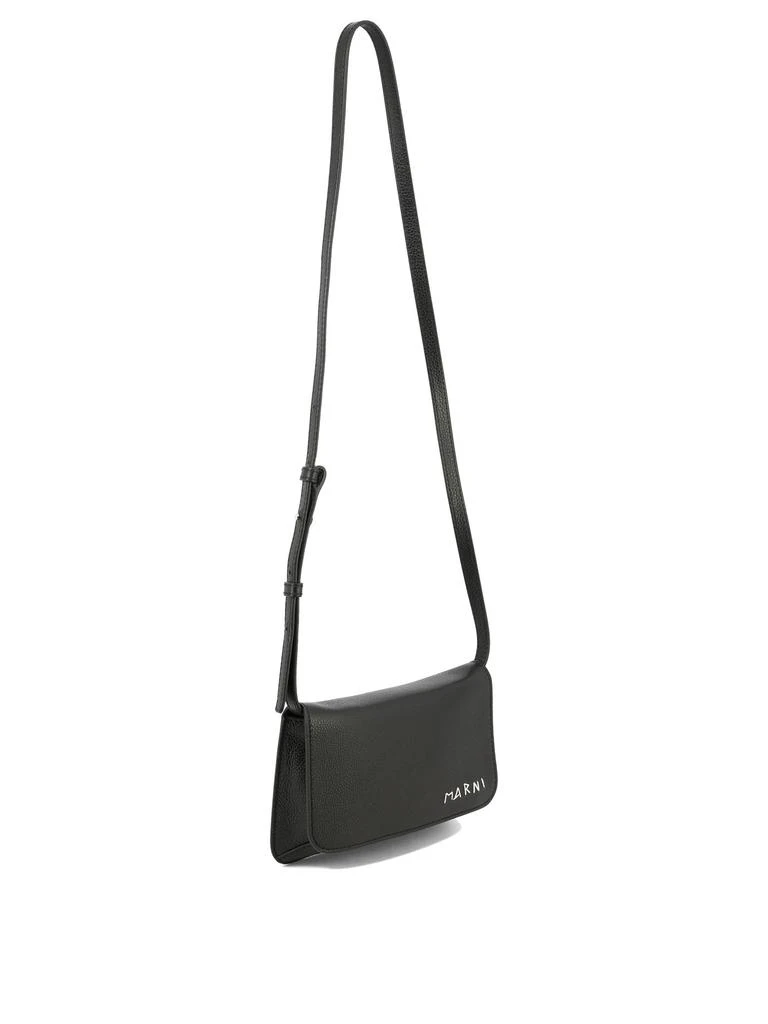 商品Marni|Crossbody Bag With Mending Crossbody Bags Black,价格¥2878,第2张图片详细描述