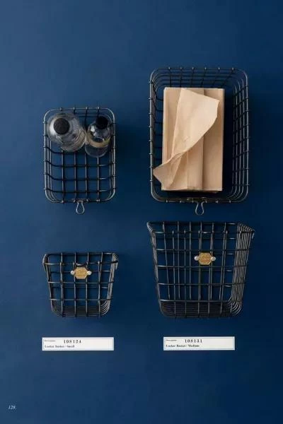 商品PUEBCO|Puebco Steel Wire Locker Storage Basket,价格¥314,第4张图片详细描述