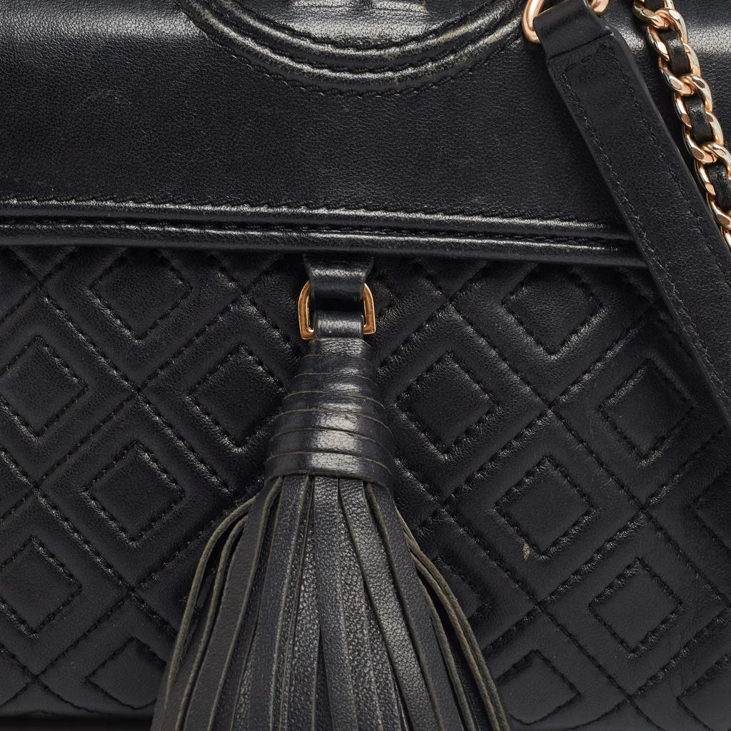 商品[二手商品] Tory Burch|Tory Burch Black Leather Fleming Tassel Crossbody Bag ,价格¥1099,第5张图片详细描述
