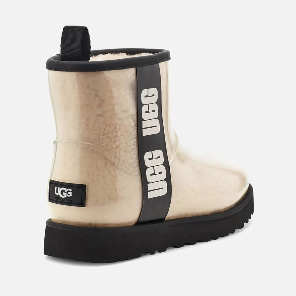 商品UGG|UGG CLASSIC CLEAR MINI WATERPROOF PERSPEX AND FAUX SHEARLING BOOTS,价格¥1087,第4张图片详细描述