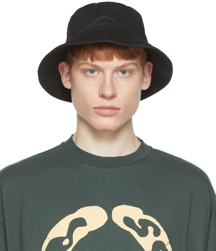 商品Acne Studios|Black Twill Bucket Hat,价格¥1181,第1张图片