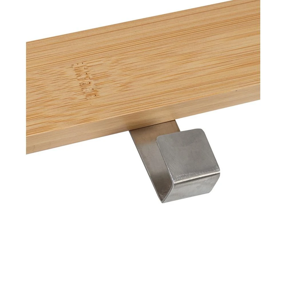 商品Honey Can Do|Wall-Mounted Bamboo Swivel-Arm Clothes Drying Rack,价格¥449,第4张图片详细描述