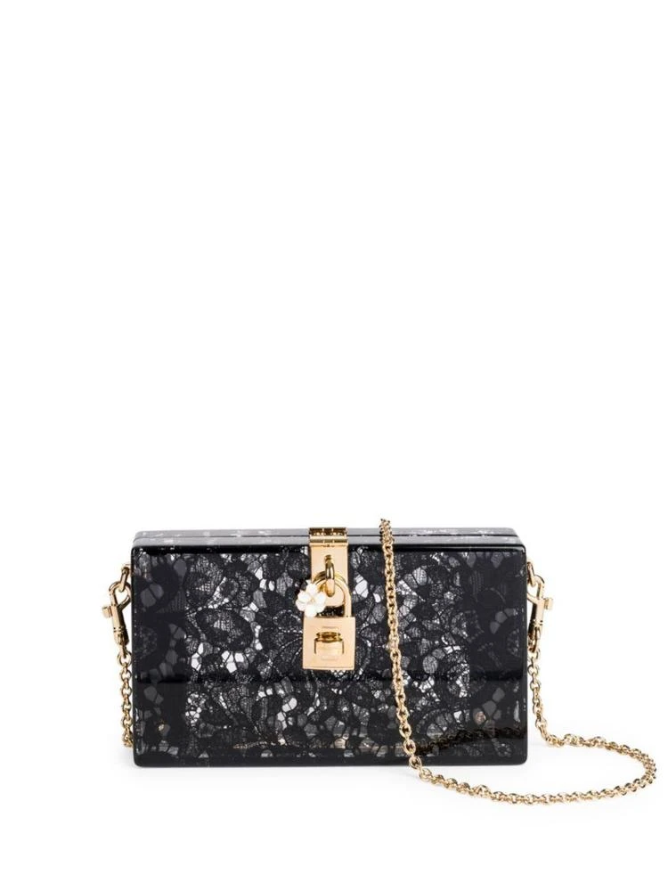 商品Dolce & Gabbana|蕾丝盒子包,价格¥14853,第1张图片
