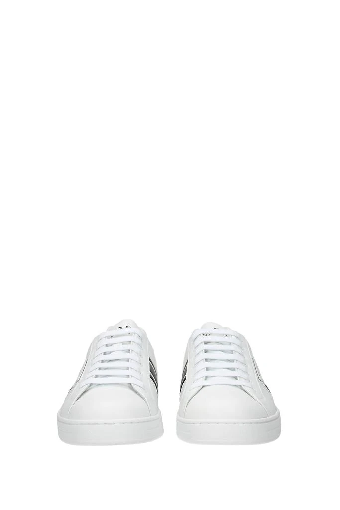 商品Prada|Sneakers Leather White Black,价格¥3246,第3张图片详细描述