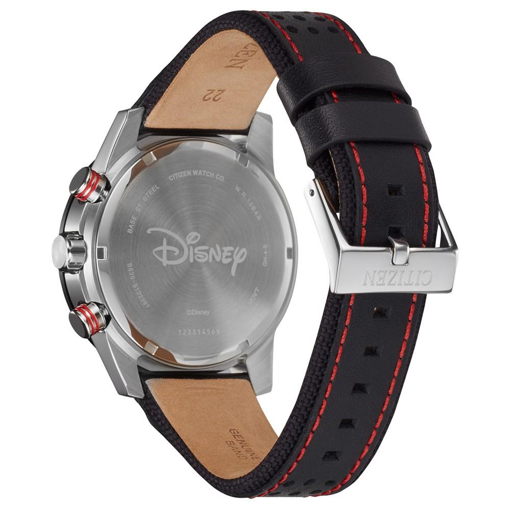 Mickey Mouse Black Polyurethane Strap Watch 44mm商品第3张图片规格展示