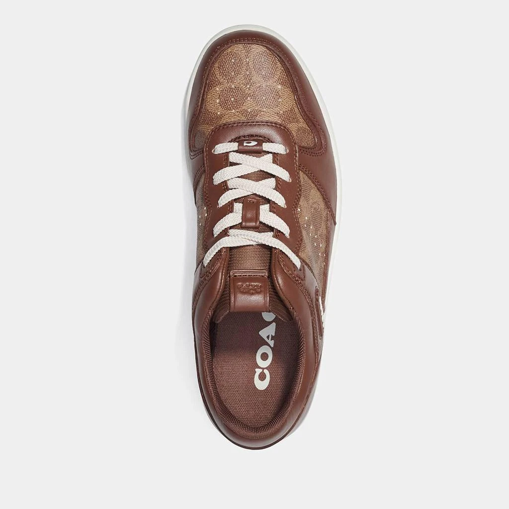 商品Coach|Coach Men's C201 Leather Trainers,价格¥1187,第3张图片详细描述