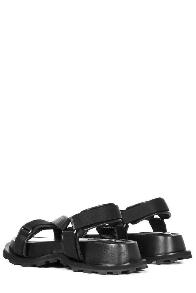 商品Jil Sander|Jil Sander Logo Detailed Cross-Strapped Sandals,价格¥3410,第3张图片详细描述