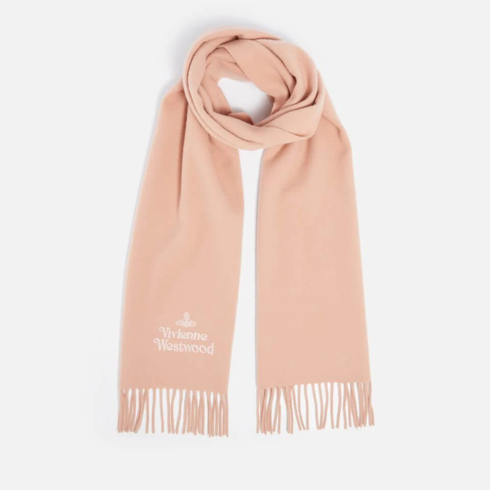 商品Vivienne Westwood|Vivienne Westwood Logo-Embroidered Wool Scarf,价格¥918,第1张图片