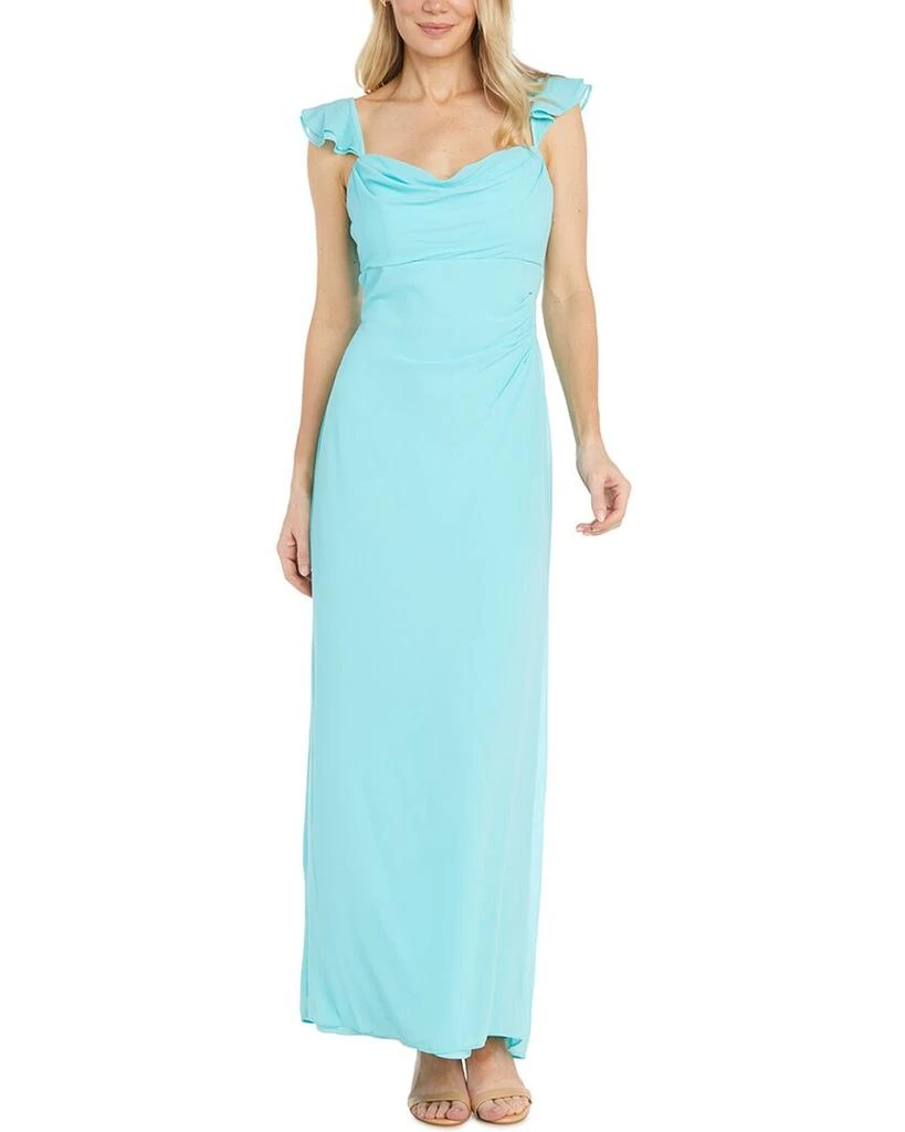 商品R&M Richards|RM Richards Souffle Crepe Chiffon Maxi Dress,价格¥301,第1张图片
